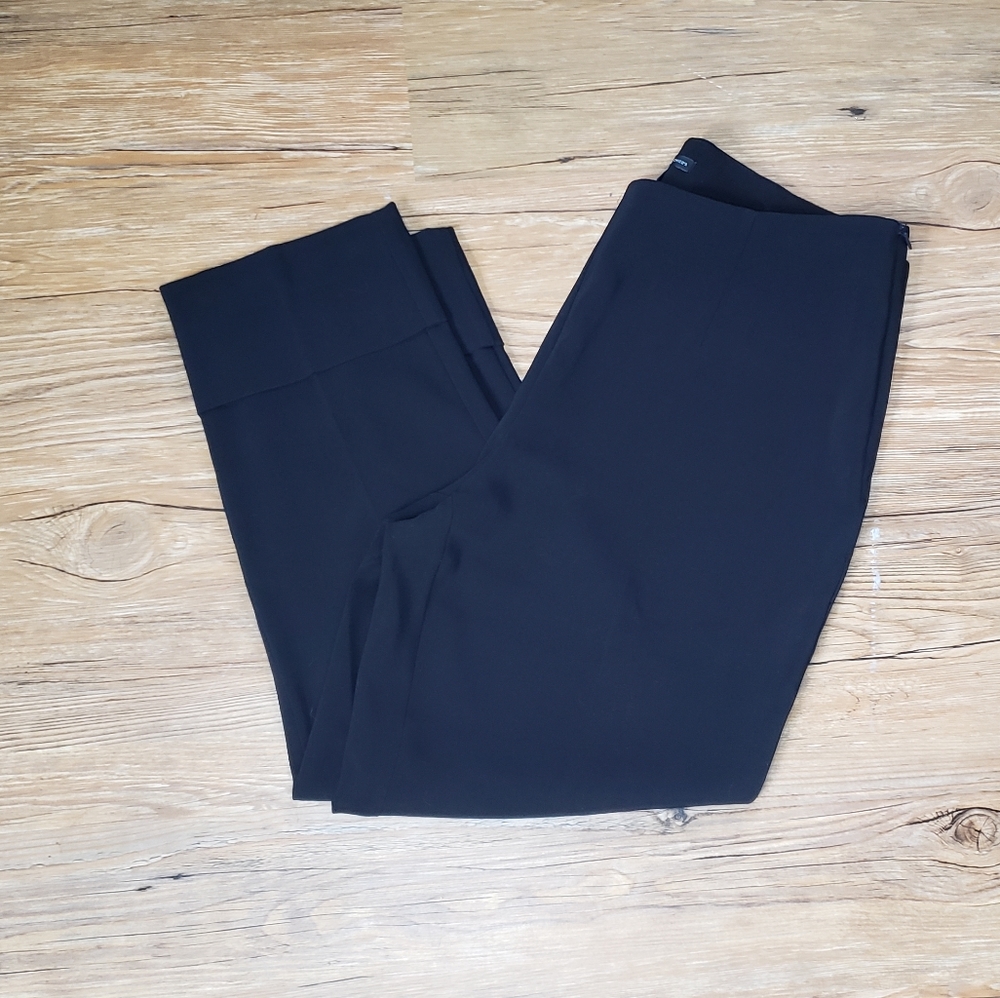 Black Label by Chico's Black Cropped Pants